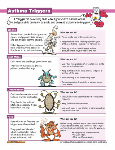 Asthma Trigger Handout for Parents